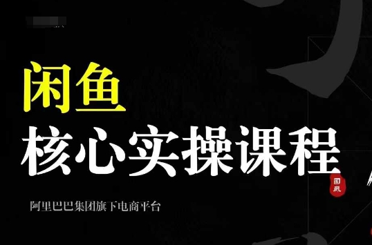 2024闲鱼核心实操课程,从养号、选品、发布、销售,教你做一个出单的闲鱼号