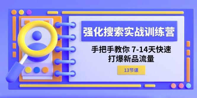 强化 搜索实战训练营，手把手教你 7-14天快速-打爆新品流量(13节课-全有网创