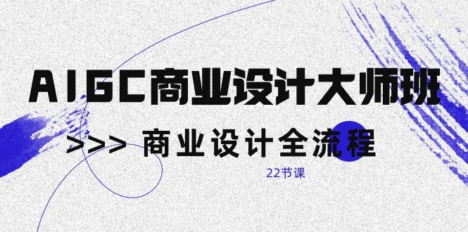 AIGC-商业设计大师班，商业设计全流程(22节课-全有网创