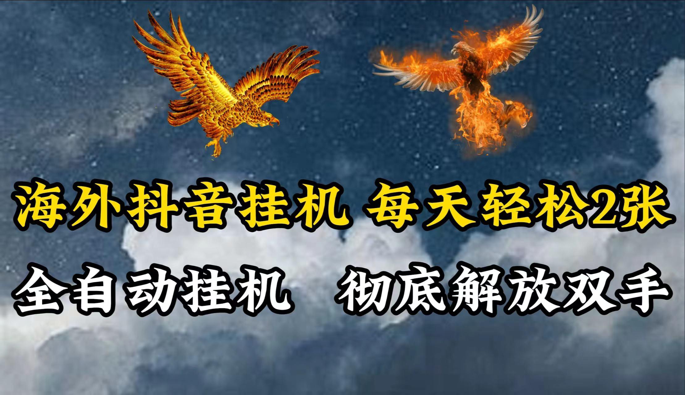 海外抖音挂机，每天轻松2张，全自动挂机，彻底解放双手！-全有网创