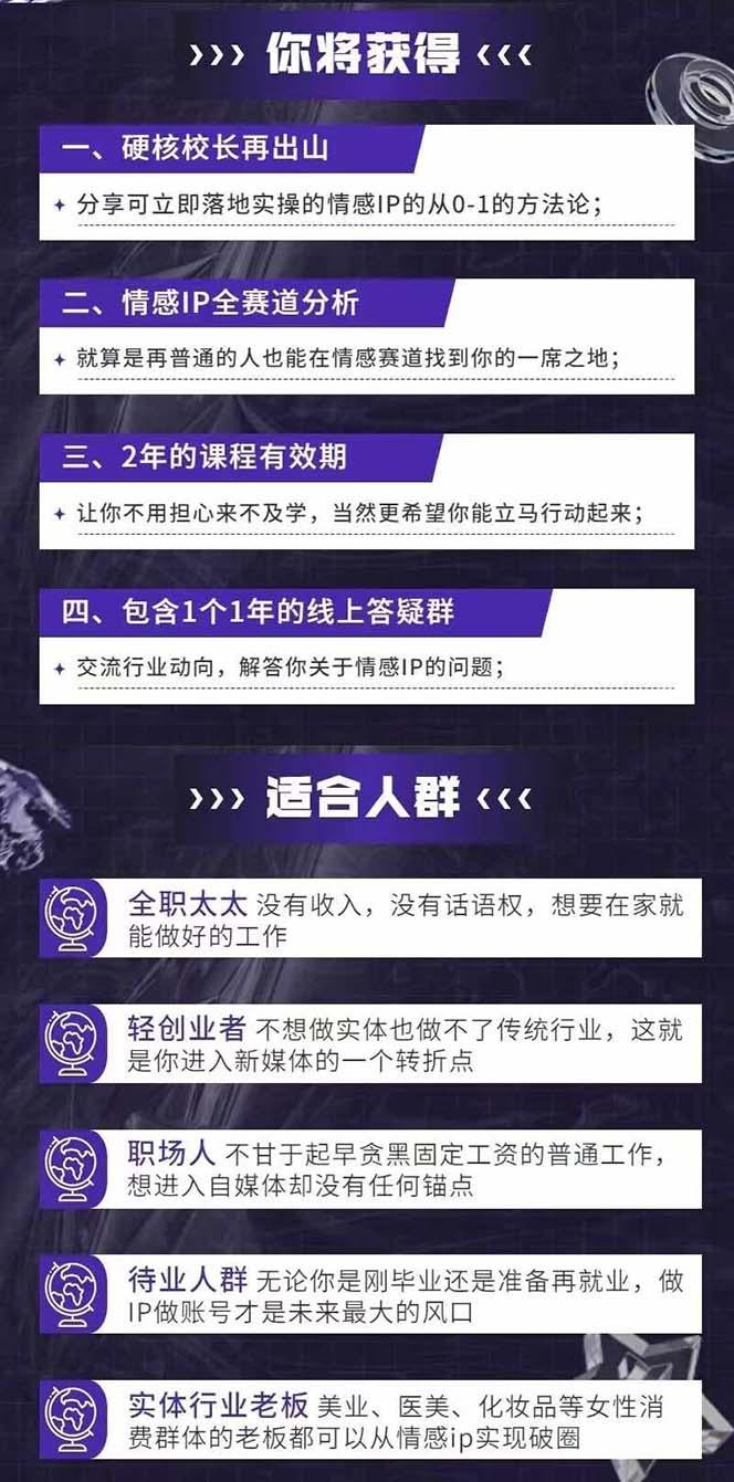 图片[1]-情感直播IP短视频全通大课，普通人的IP之路从情感赛道开始(18节-全有网创