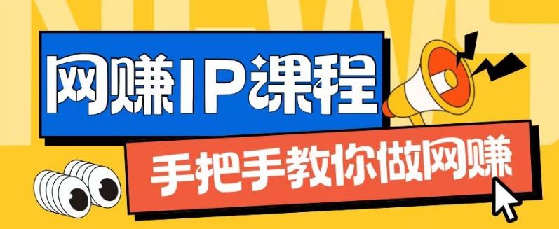 ip合伙人打造1.0，从0到1教你做网创，实现月入过万【揭秘】-全有网创