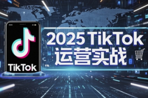2025TikTok电商运营，掌握TikTok店铺运营核心技巧，实现低成本高转化-全有网创