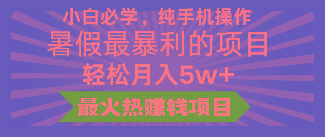 2024暑假最赚钱的项目，小红书咸鱼暴力引流简单无脑操作，每单利润最少500+-全有网创