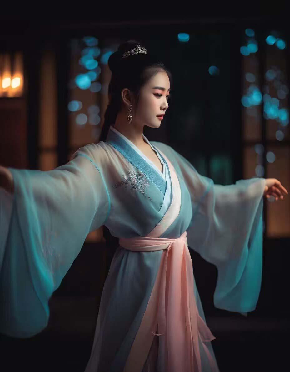 Midjourney关键词-AI生成中国风古装汉服美女人像提示关键词-全有网创