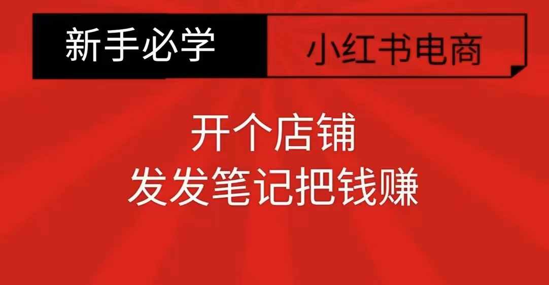 小红书零食共创【新手易上手】开个店铺，发发笔记把钱赚-全有网创
