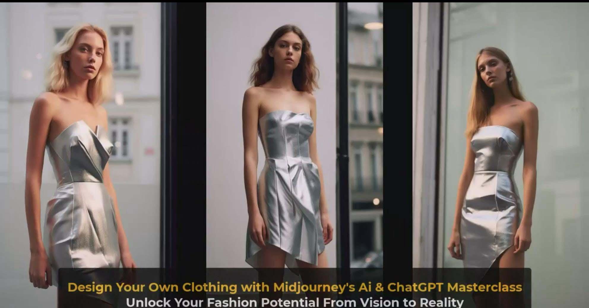 图片[8]-利用 Midjourneys Ai 人工智能设计自己的服装AI大师班-10节课-中英字幕-全有网创