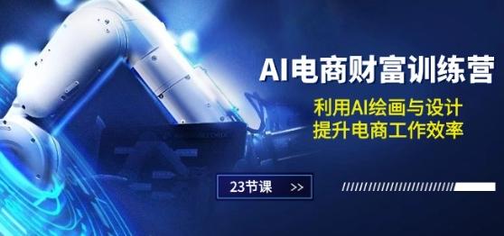AI电商-财富训练营：利用AI绘画与设计，提升电商工作效率(23节课)-全有网创