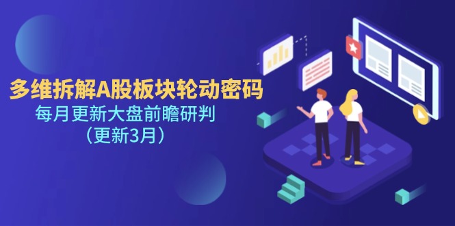 （14213期）多维拆解A股板块轮动密码，每月更新大盘前瞻研判（更新3月）-全有网创