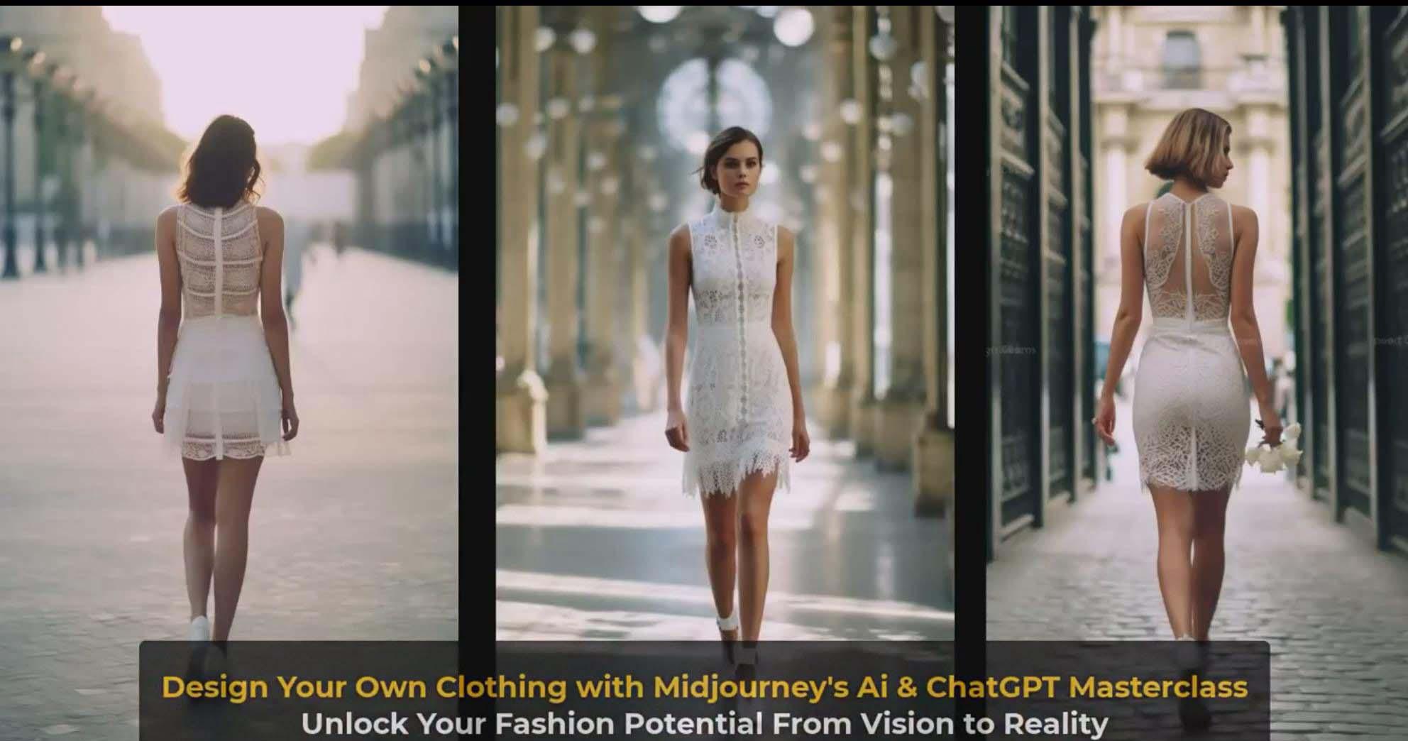 图片[2]-利用 Midjourneys Ai 人工智能设计自己的服装AI大师班-10节课-中英字幕-全有网创