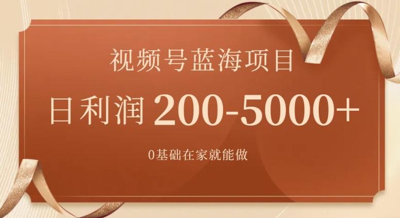 外边收费699视频号项目，最新玩法，简单好操作，一人可做，日四位数-全有网创