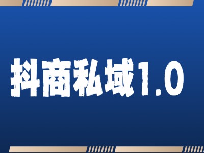 抖商服务私域1.0，抖音引流获客详细教学-全有网创