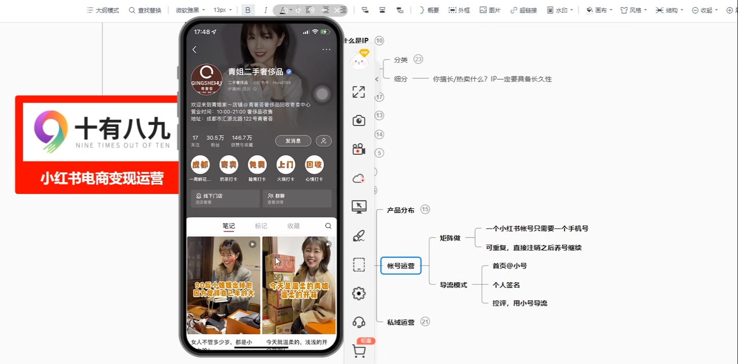 十有八九学院·新手如何从0-1玩转红薯店铺-全有网创