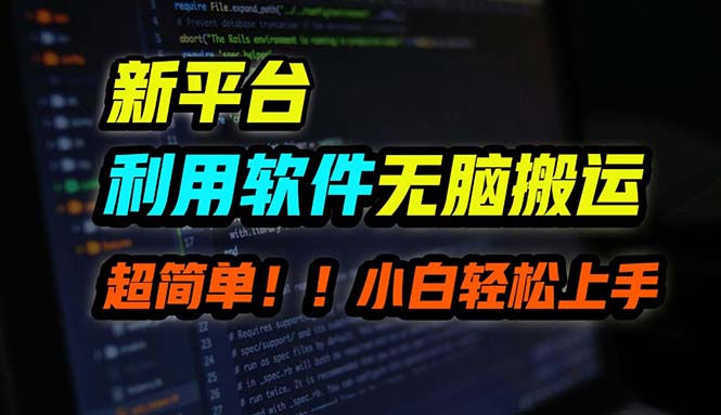 B站平台用软件无脑搬运，月赚10000+，小白也能轻松上手-全有网创
