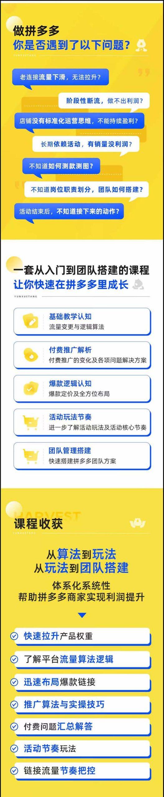 拼多多·进阶课：极限拉升/盈利突破：从算法到玩法 从玩法到团队搭建-18节-全有网创