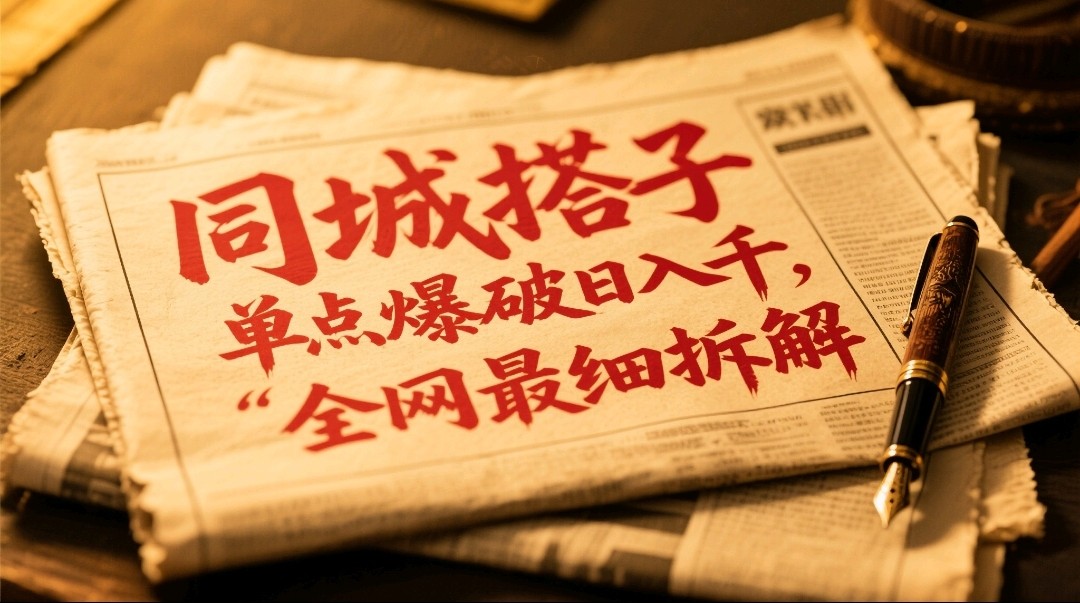 同城搭子群19.9单点爆破日入千,搭子组局月入万,全网最细拆解-全有网创