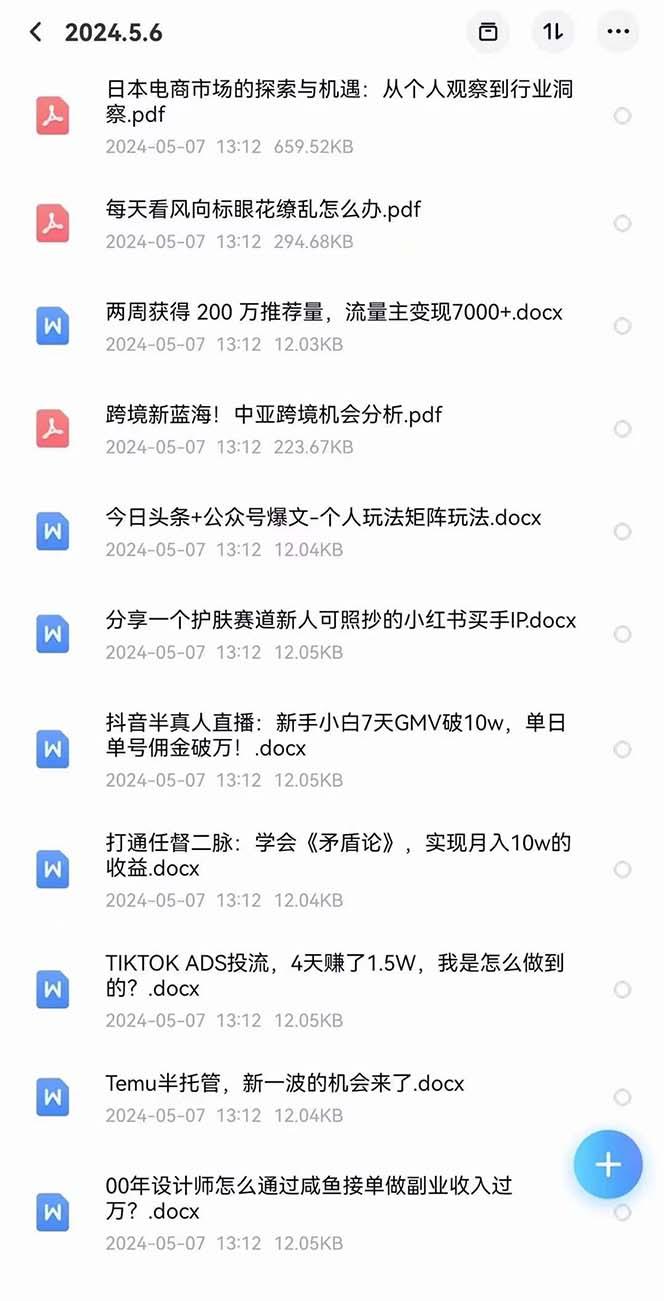 2024生财有术·第八期 互联网创业者聚集地，复制高手赚钱方法(5月9日更新-全有网创