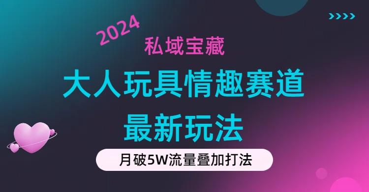 私域宝藏：大人玩具情趣赛道合规新玩法，零投入，私域超高流量成单率高-全有网创