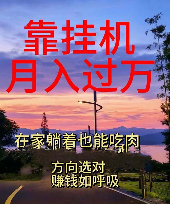 靠挂机，日入1000+，躺着也能吃肉，电脑手机都可挂-全有网创
