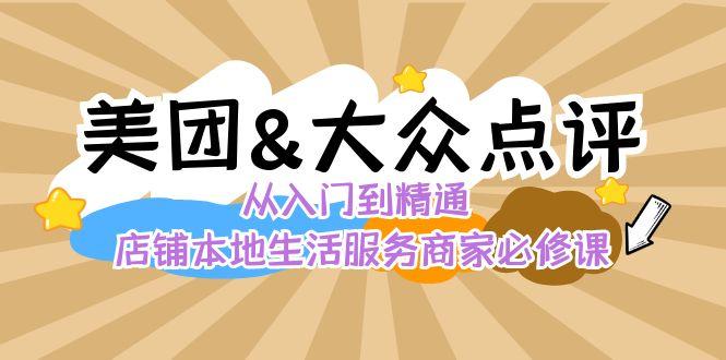图片[1]-美团+大众点评 从入门到精通：店铺本地生活 流量提升 店铺运营 推广秘术 评价管理-全有网创